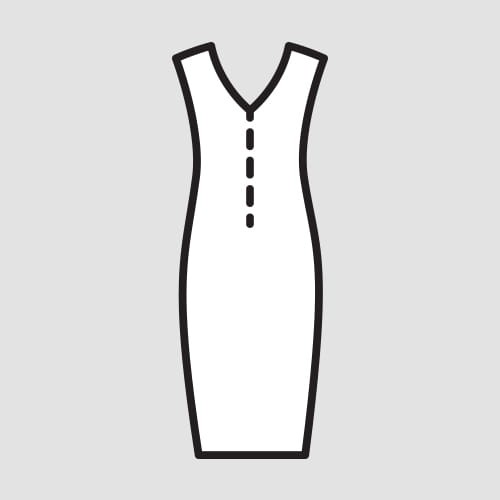 Wszycie suwaka z tyłu sukienki (cena z suwakiem)